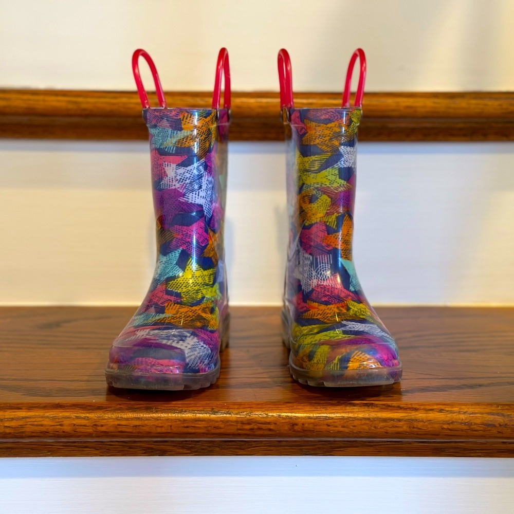WESTERN CHIEF Rain Kids Rubber Boots Size 10